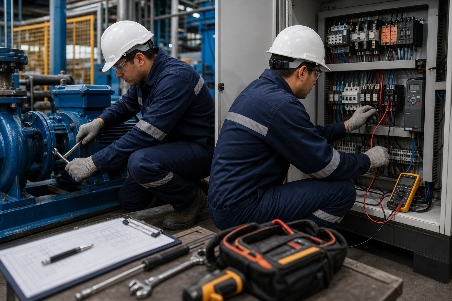 Servicio eléctrico y mecánico integral para mantenimiento de motores industriales